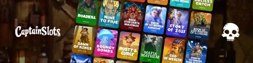 Captain Slots — catalogue de jeux et machines à sous